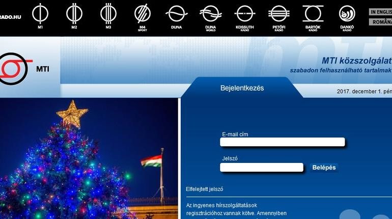 Agenția națională de presă din Ungaria a lansat de 1 Decembrie un flux de știri în limba română