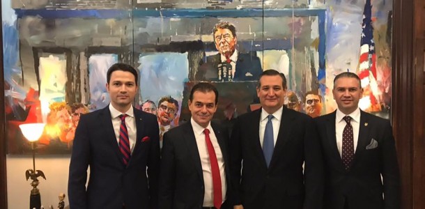 Delegație PNL condusă de Ludovic Orban, întâlniri cu Ted Cruz și alți lideri importanți